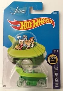 Hot Wheels 2017 HW Screen Time The Jetsons Capsule Car 25/365 - Limited Edition Collectible Die-Cast Vehicle for Kids & Adults - Perfect for Display, Gifts, and Play