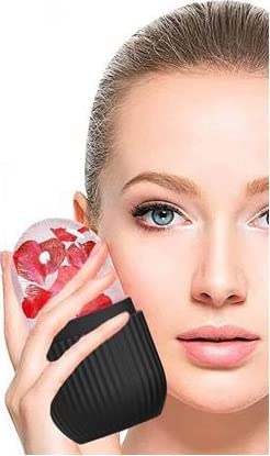 IRONMEX Ice Roller for Face, Eyes & Neck - Reduce Dark Circles, Puffiness & Dark Spots | Brighten Skin & Enhance Glow | Reusable Facial Treatment to Tighten & Tone Skin | Perfect for Morning Routine, Post-Workout Recovery & Spa-Like Skincare at Home