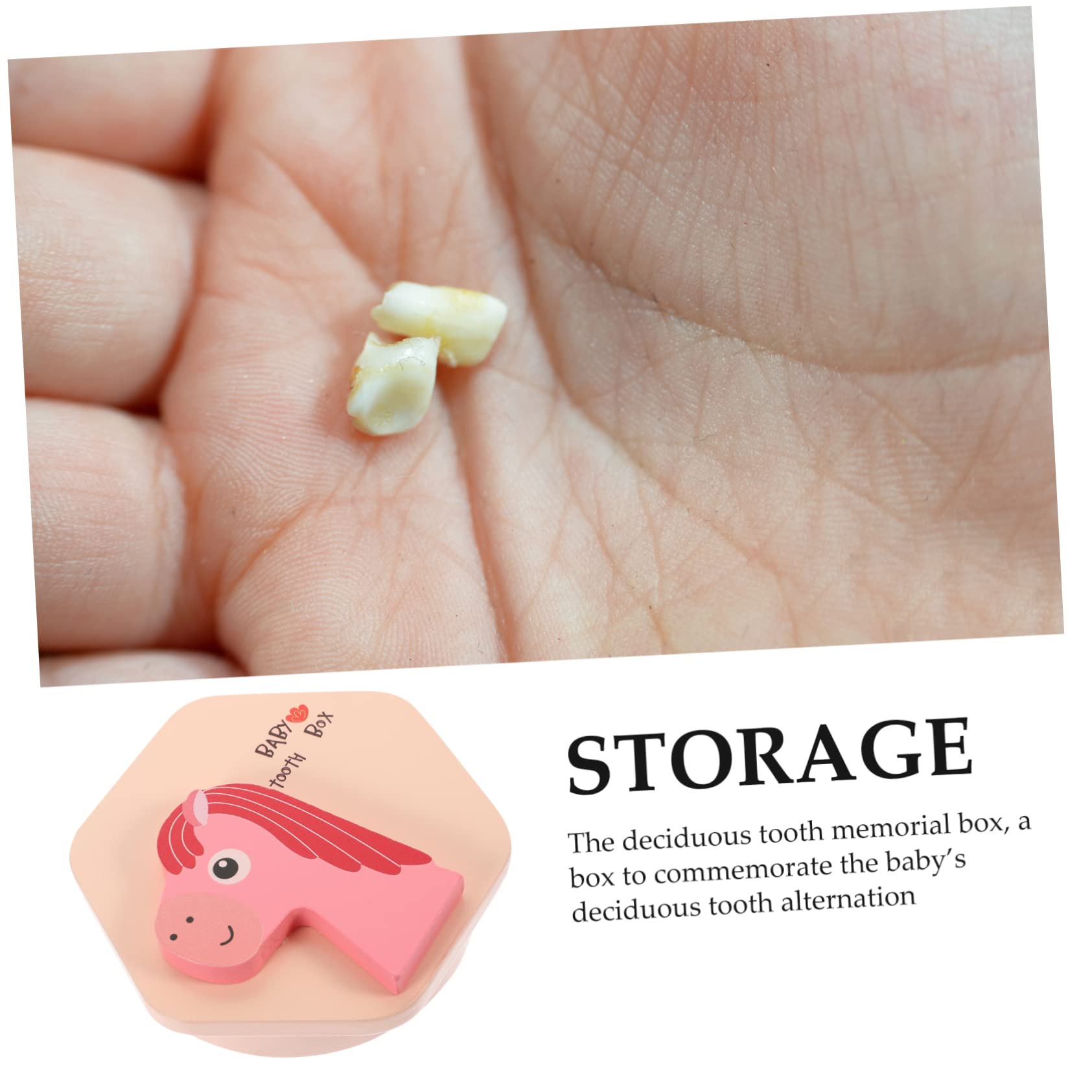 ifundom 4pcs Baby Tooth Keepsake Box Set - First Tooth Organizer for Boys & Girls - Perfect for Newborns & Toddlers - Great Baby Shower Gift & Memory Preservation
