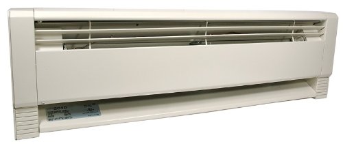 Marley HBB1254 Liquid Filled Electric Hydronic Baseboard Heater - 500W/1000W, White - Energy Efficient Quiet Heating for Bedrooms, Living Rooms & Offices