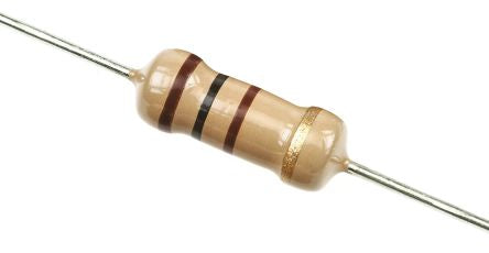 1W 2K Ohm Carbon Film Resistors 5% Tolerance - Ideal for DIY Electronics, Audio Equipment & Circuit Prototyping
