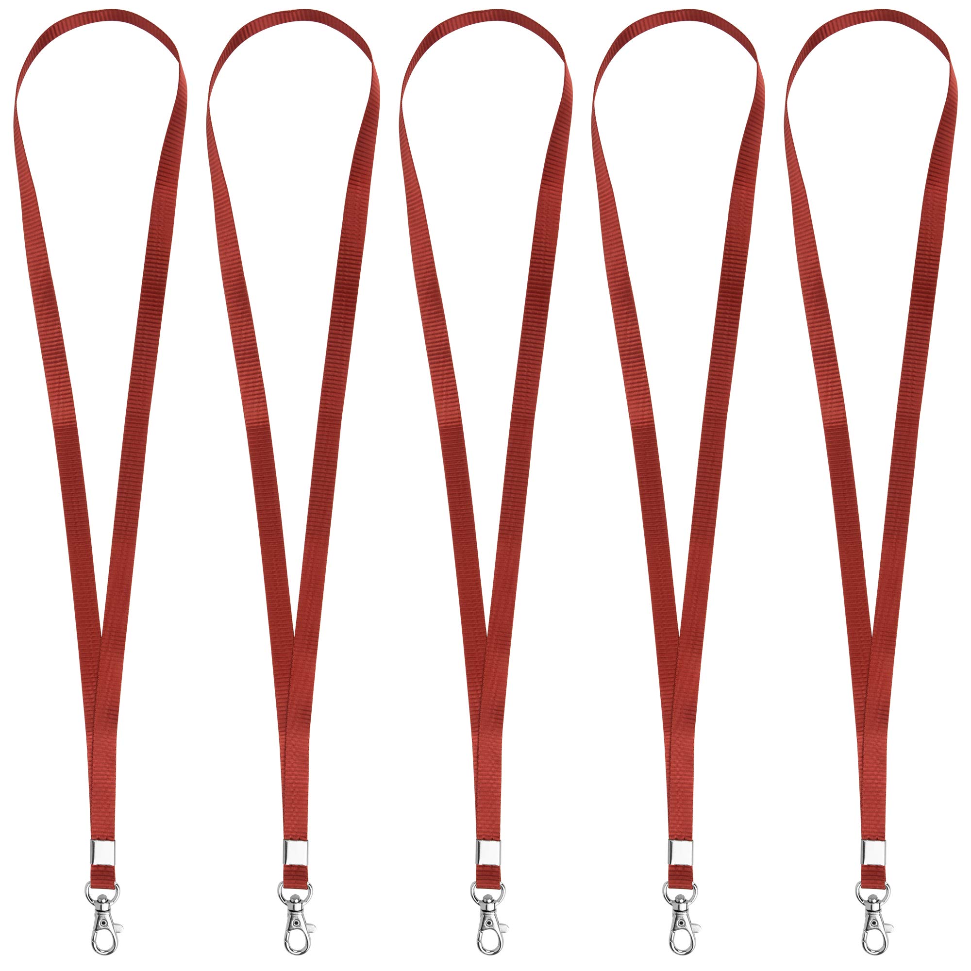 Durable Nylon ID Badge Lanyard with Swivel Hook - for Work, Events & Keychains