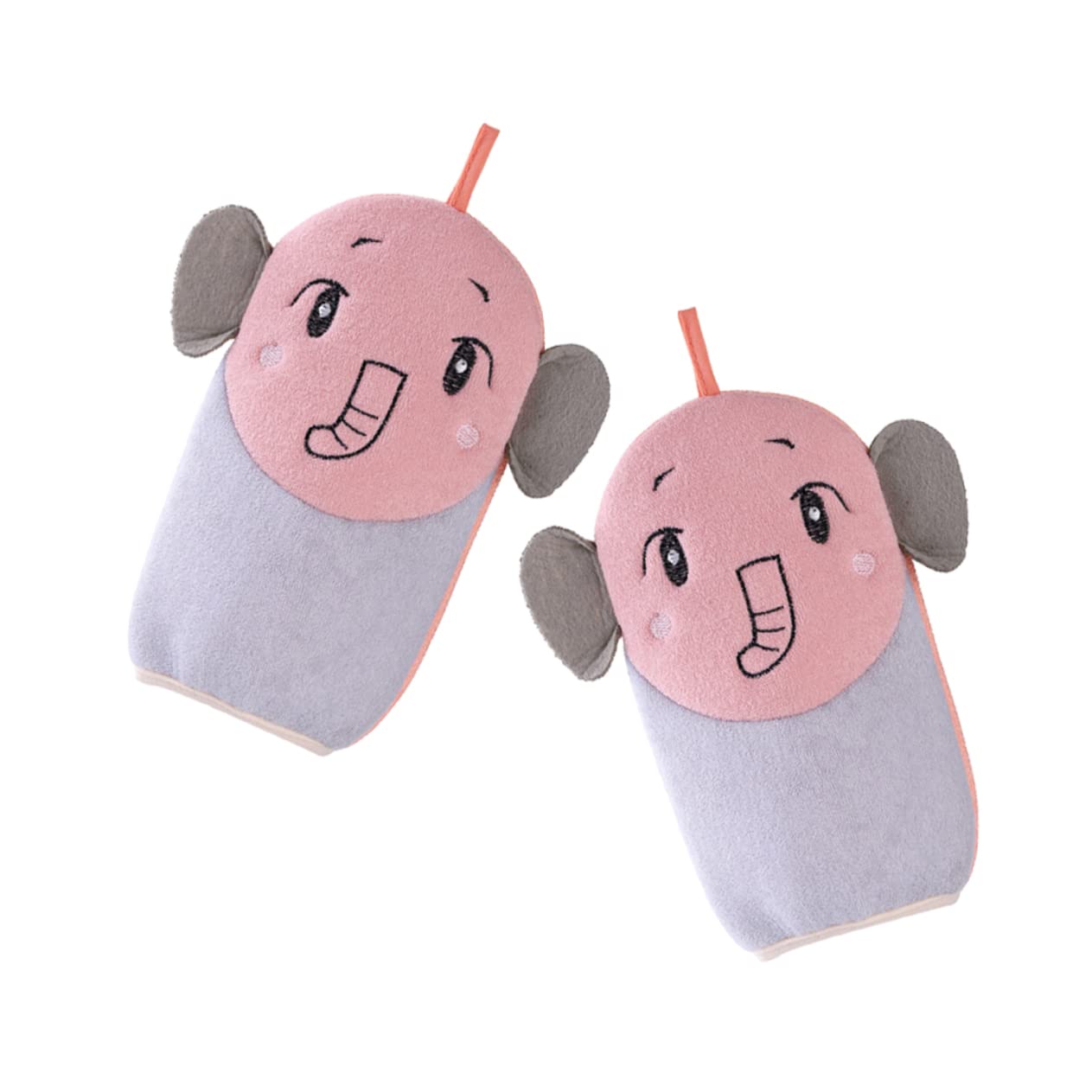 Exfoliating Bath Gloves for Kids - Soft Shower Scrubbers for Boys & Girls, Gentle Exfoliation & Foaming, Set of 2 - Perfect for Sensitive Skin & Daily Shower Routine