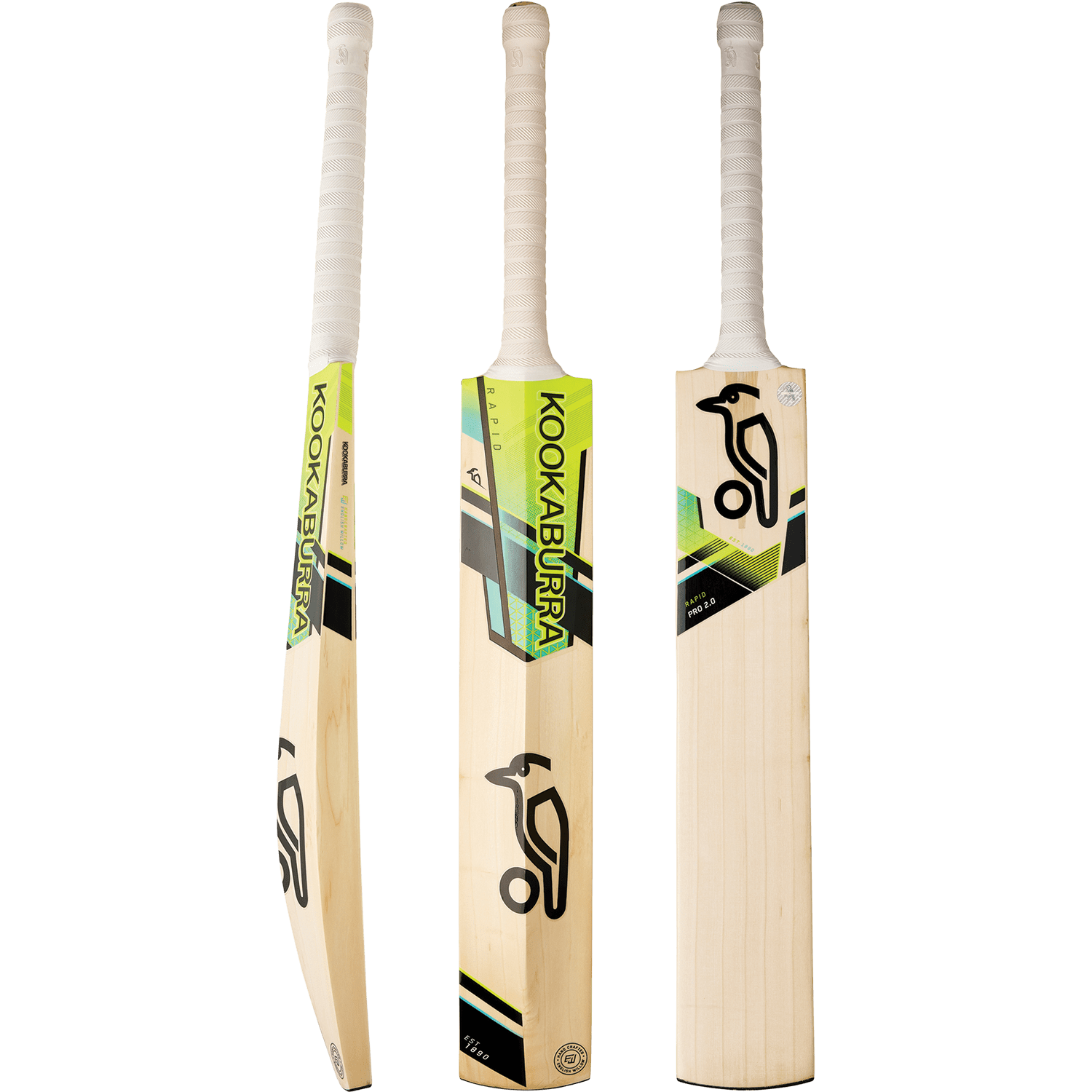 Kookaburra Rapid Pro 2.0 Adult Cricket Bat - Premium English Willow Cricket Bat for Men | Perfect for Professional Matches & Training Sessions