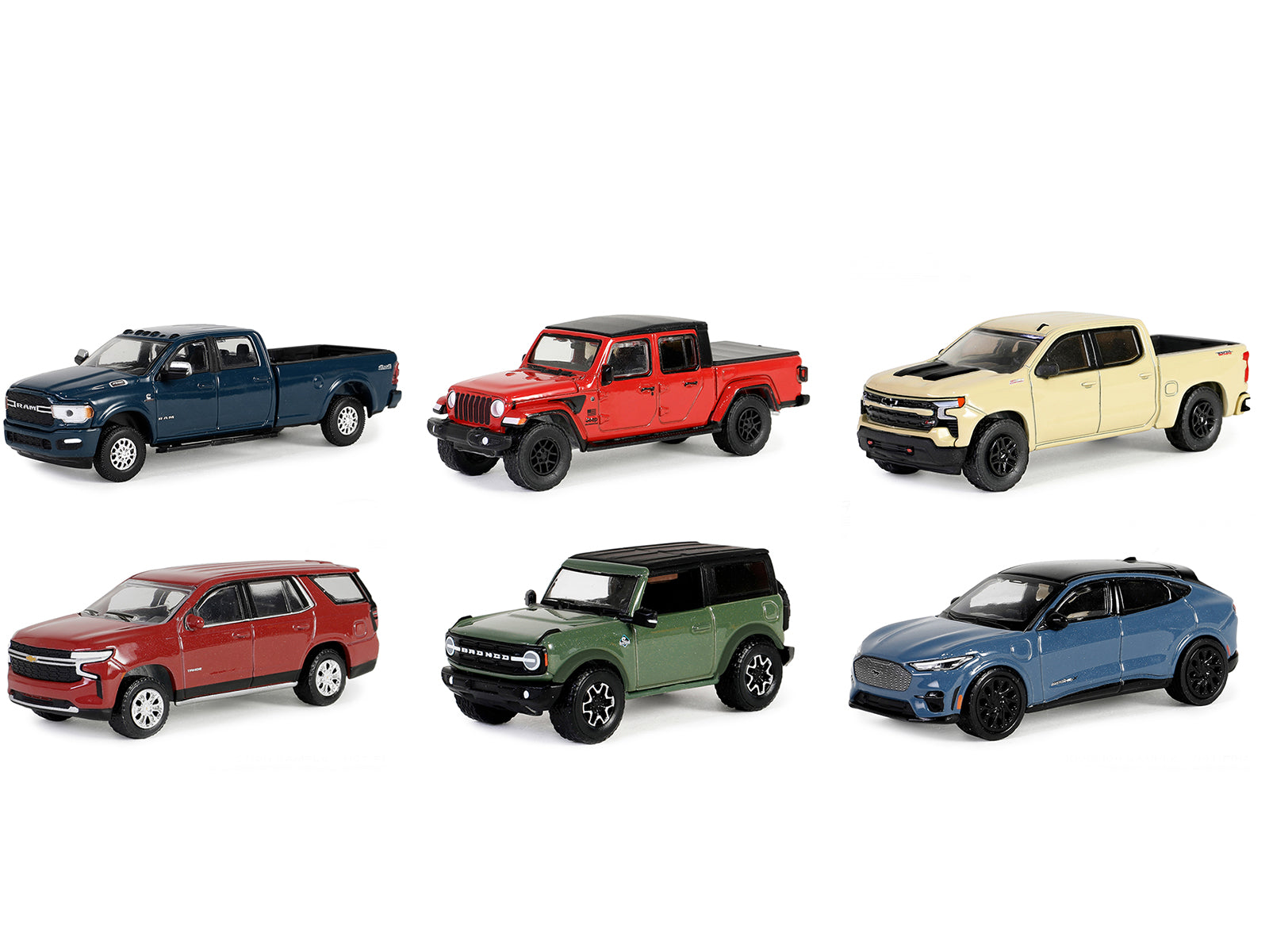 Greenlight Series 5 1/64 Diecast Model Cars - Set of 6 Collectible Toy Vehicles for Display & Play - Perfect for Car Enthusiasts, Showroom Displays & Kids' Playtime