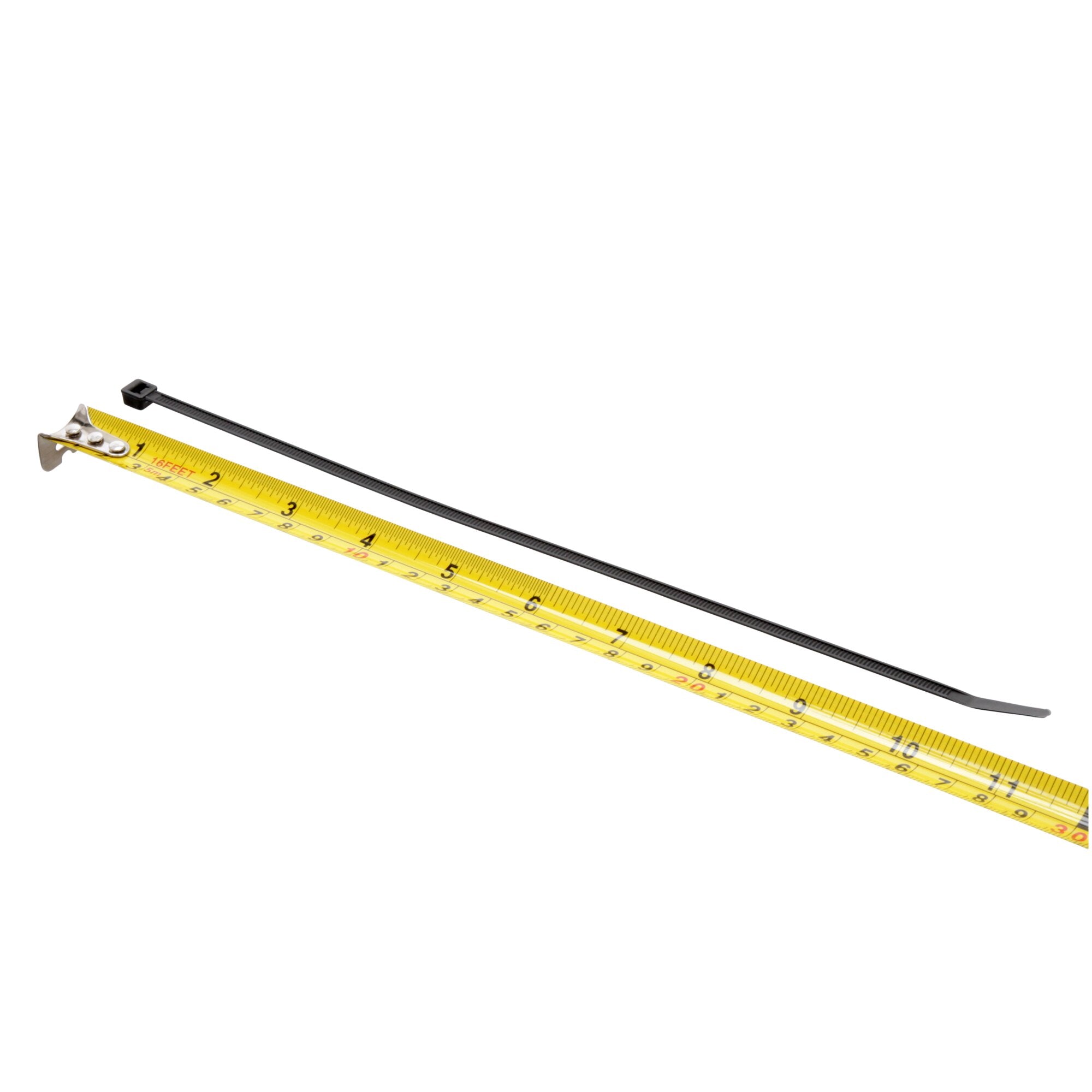3M CT11BK50 Black Nylon Cable Ties 50-Pack - Heavy Duty Zip Ties for Organizing Wires, Cables, and Hoses in Home, Office, and Industrial Use