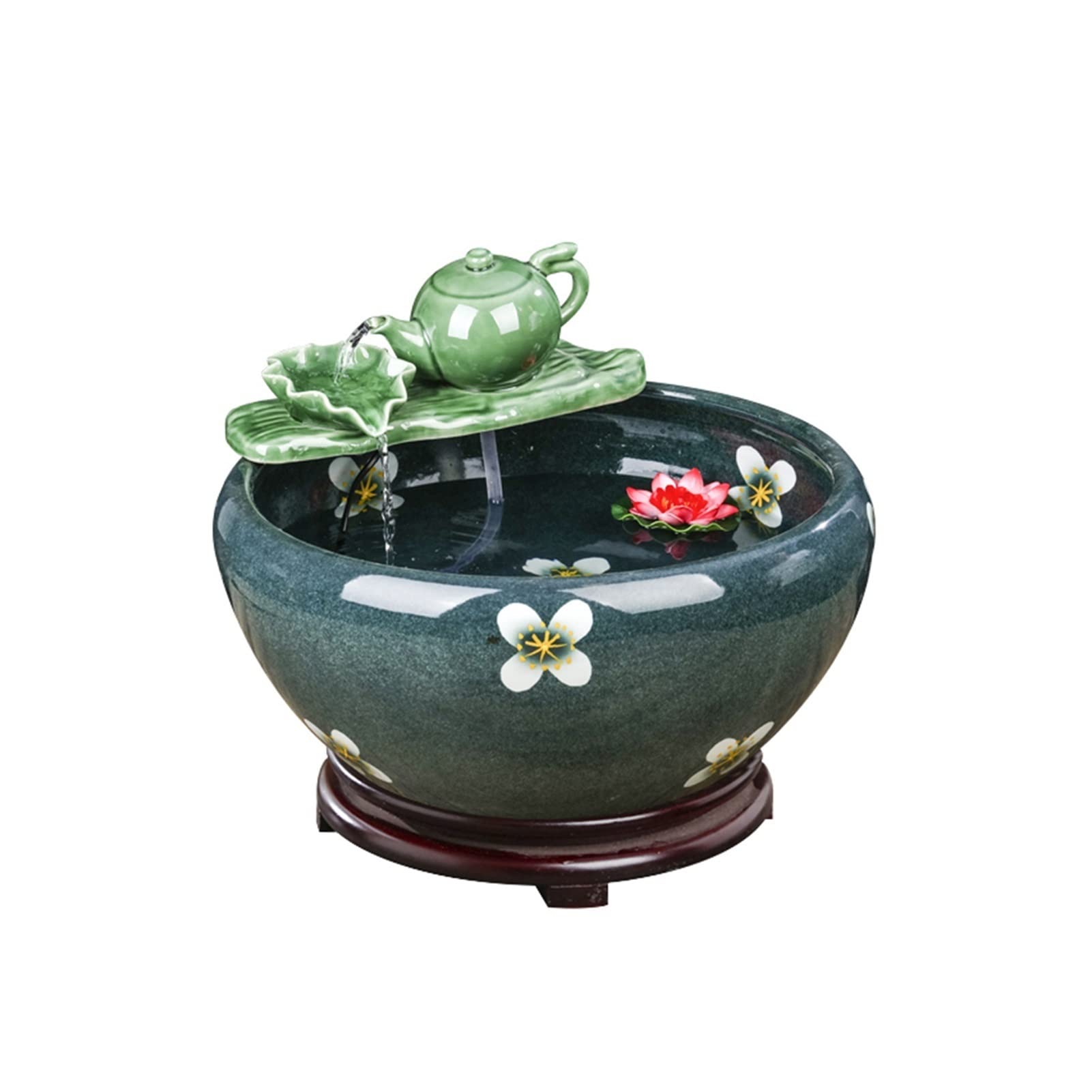 Relaxing Desktop Water Fountain for Home & Office - Indoor Meditation Decor with Flowing Waterfall, Perfect for Stress Relief, Yoga, and Zen Spaces (Color: E, Size: Medium) - Ideal for Home, Office, or Outdoor Landscape Decor