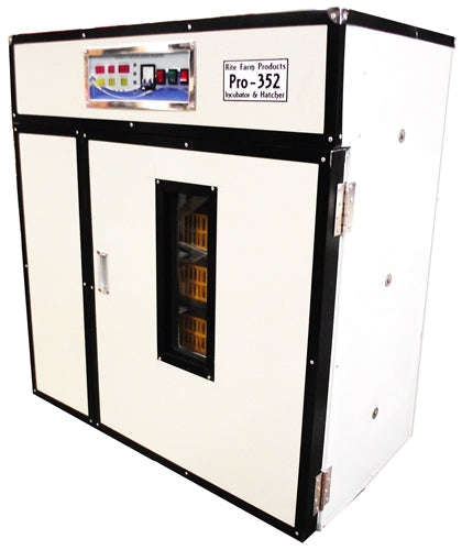 Rite Farm Products Pro 352 Professional Cabinet Egg Incubator & Hatcher - Automatic Temperature Control for Chicken, Duck, Quail Eggs - Perfect for Poultry Farming, Hatching Eggs at Home or School Projects