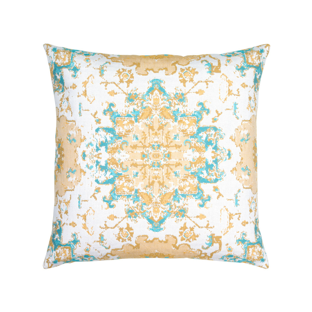 Premium Rancho Mirage Indoor/Outdoor Square Pillow - Waterproof & UV Resistant Cushion for Patio, Poolside, Garden & Living Room Decor