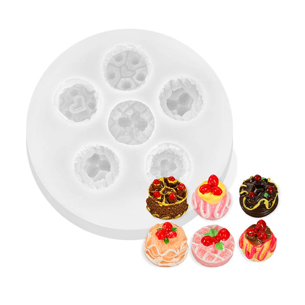 MAOSUO Silicone Mold for Ice Cream, Egg Bread, Pizza, Resin Jewelry, Milk Bottle Keychain & Fridge Magnet DIY Crafts - Perfect for Baking, Resin Art & Home Decor