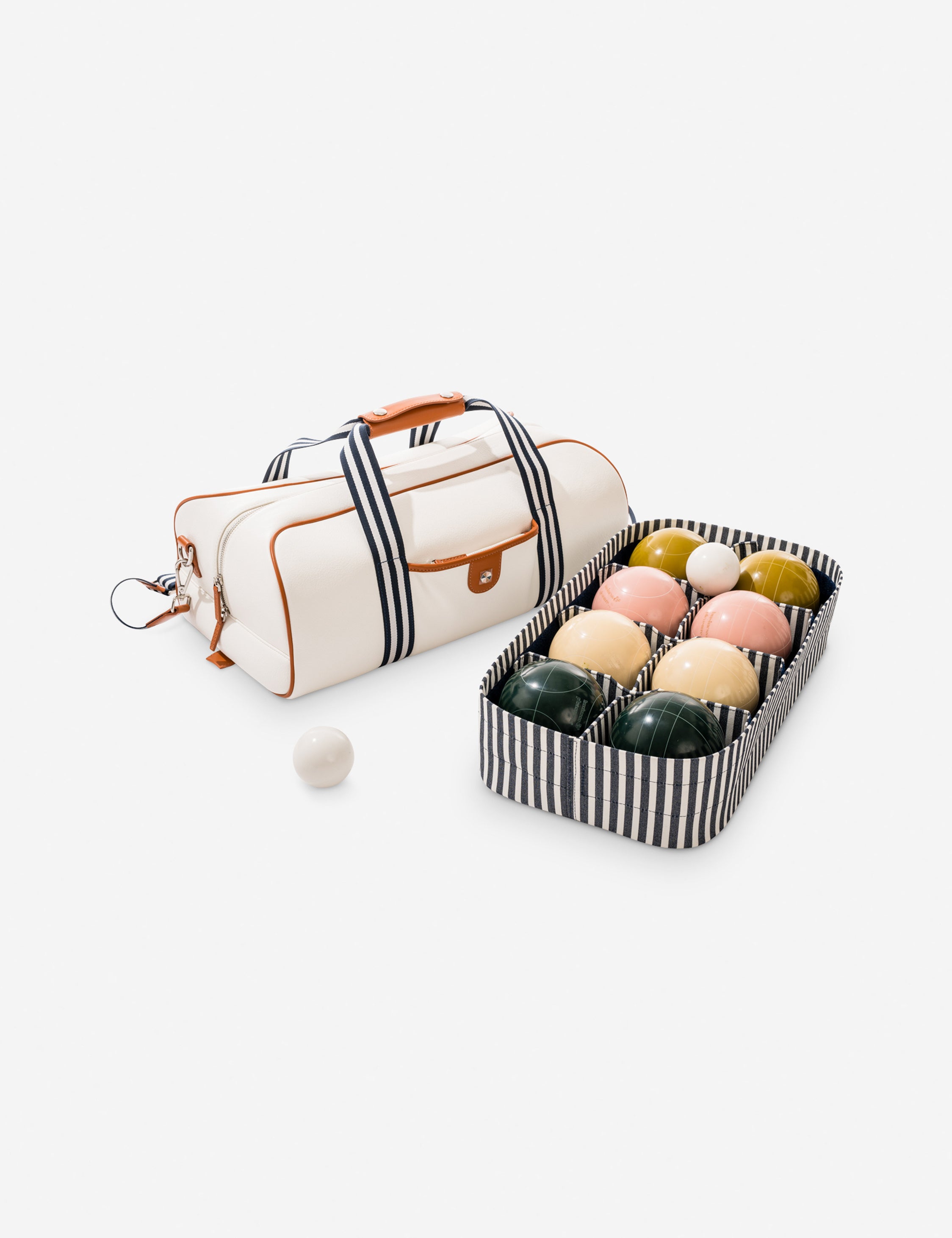 Premium Bocce Ball Set for Outdoor Games - 90mm Regulation Size with Carrying Case - Perfect for Backyard, Beach, and Picnic Fun by Business & Pleasure Co.