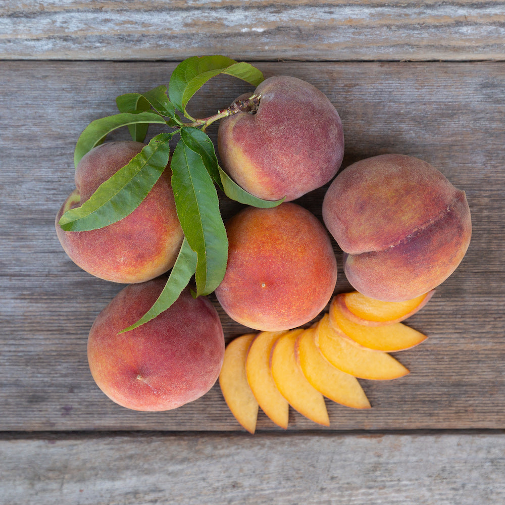 Organic Gold Dust Peaches - Fresh, Sweet & Juicy | Perfect for Smoothies, Baking & Healthy Snacks | USDA Certified Organic Fruit