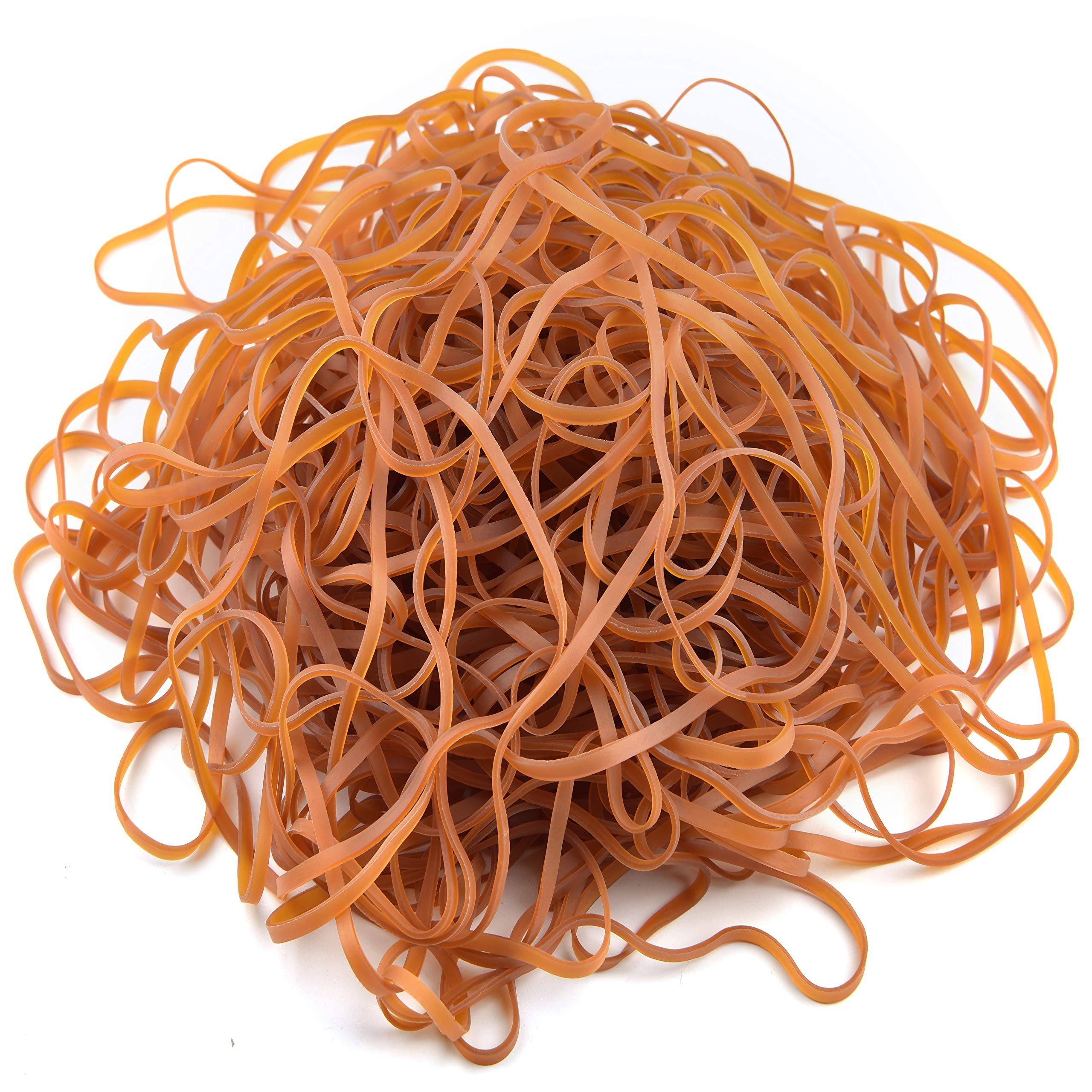 Coopay 180 Pieces Large Rubber Bands Bulk - 8 Inch Heavy Duty Strong Elastic Bands for Office, School & Home Use | Secure Trash Cans, Garbage Bags & File Folders | Perfect for Organizing, Packing & DIY Projects (Yellow)
