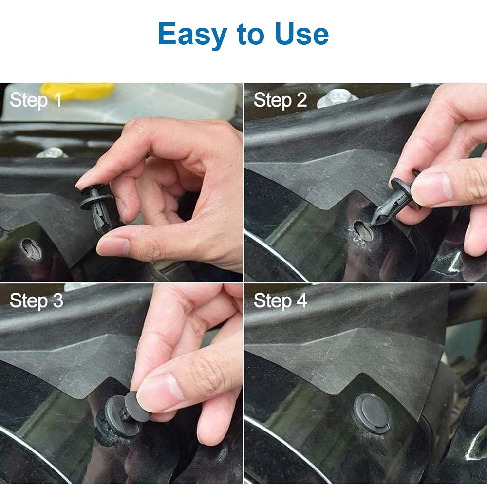 MMOBIEL 447 Pcs Auto Body Fastener Rivet Clip Kit with Remover Tool - Car Panel, Bumper & Trim Screws Replacement Set for DIY Auto Repair & Maintenance | Perfect for Home Garage, Auto Body Shops & Professional Mechanics