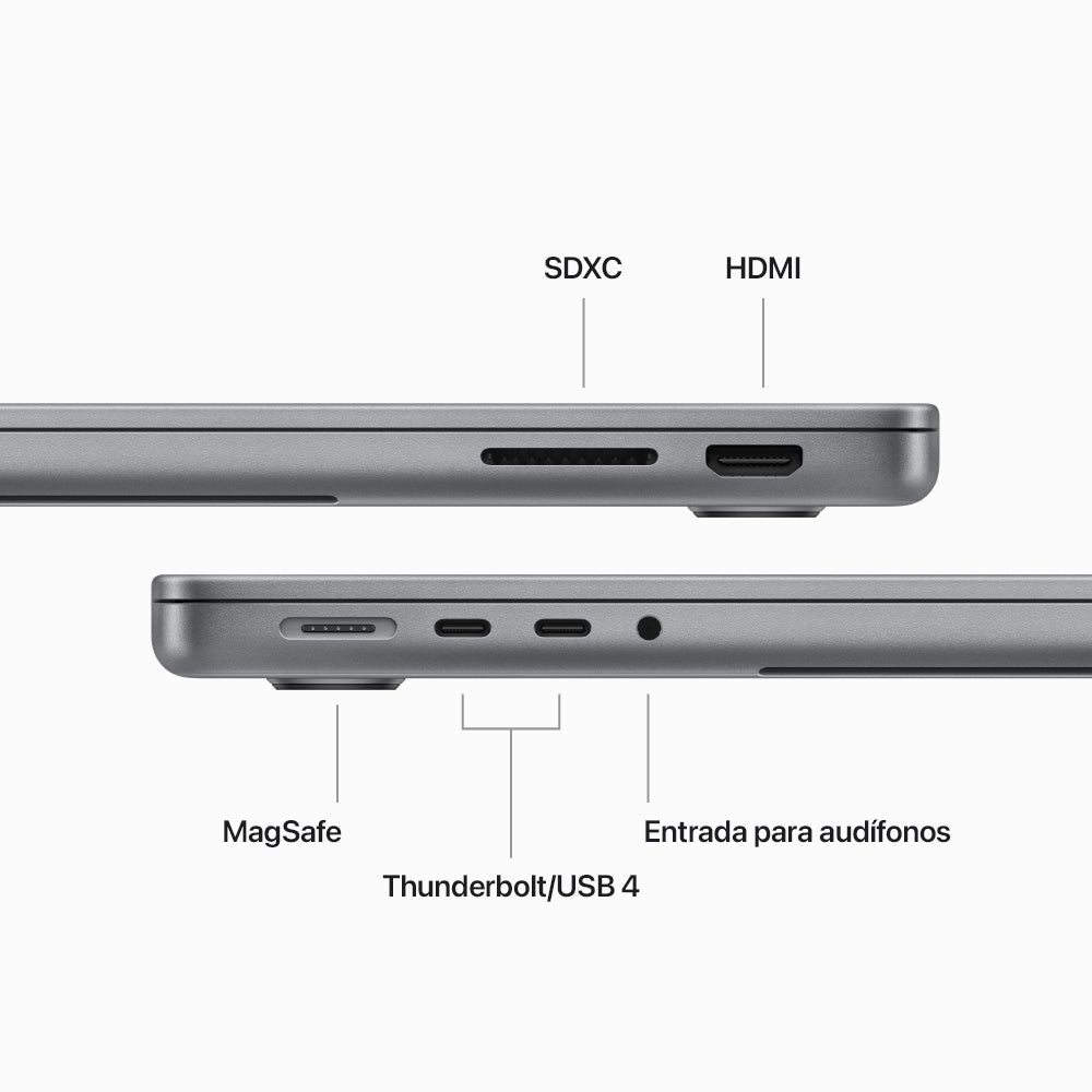 14-inch MacBook Pro with Apple M3 Chip (8-Core CPU & 10-Core GPU), 1TB SSD Storage - Space Gray | Powerful Laptop for Creative Professionals, Video Editing & Business Workflows