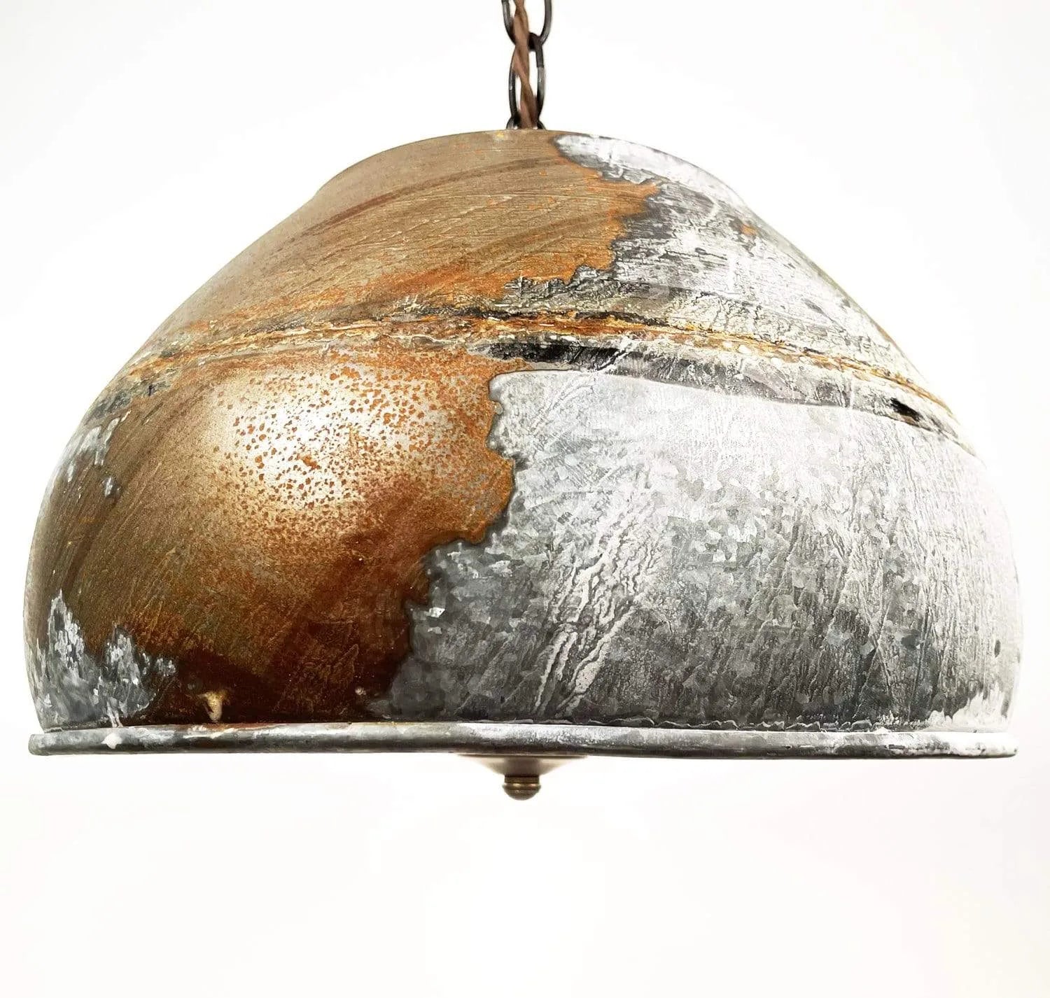 Large Rustic Bucket Chandelier - Farmhouse Style Ceiling Light Fixture for Dining Room, Kitchen, or Bedroom Decor