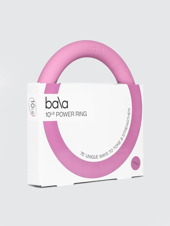 Bala The Power Ring 10lb Body Weights - Adjustable Ankle & Wrist Weights for Home Workouts, Yoga, Pilates & Fitness Training