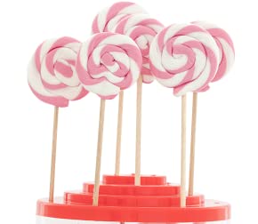 10 Lecca Lecca Girandola Pink Strawberry Flavor Lollipops - 25g - Perfect for Parties, Gifts & Sweet Treats