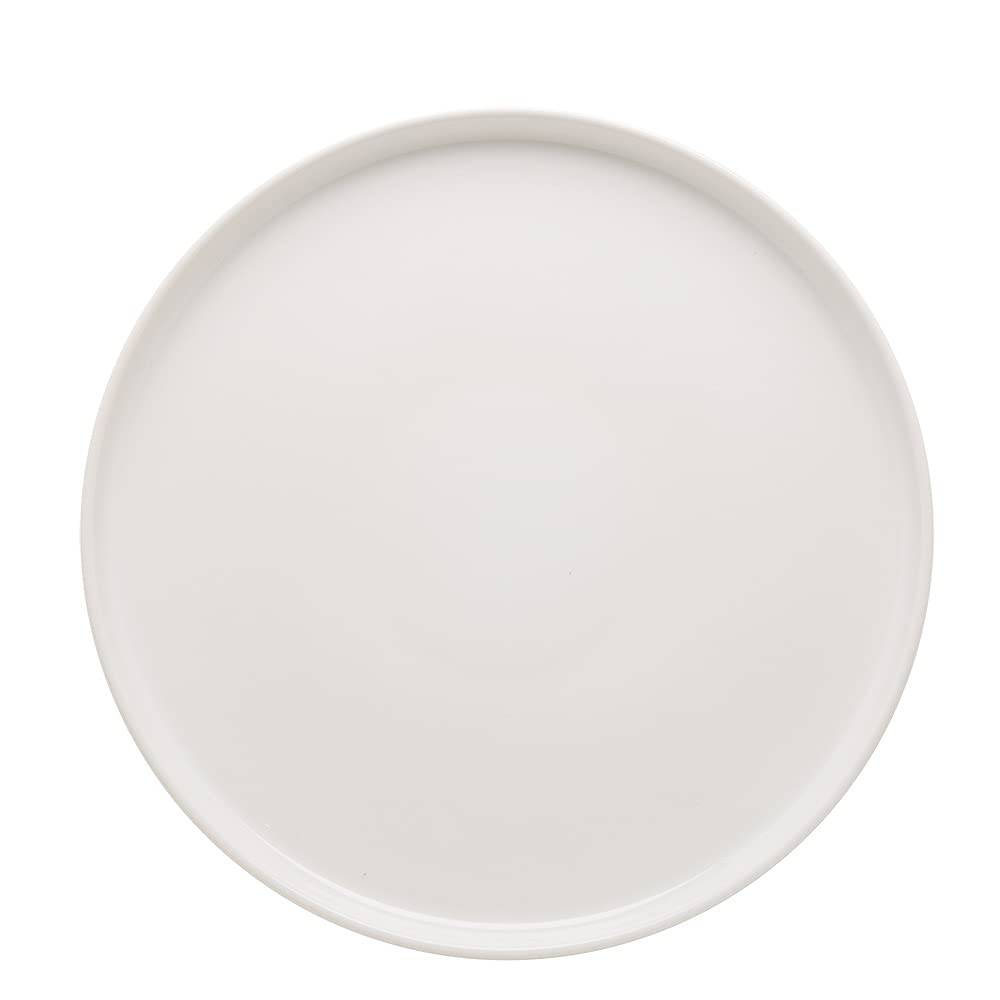 **Uno Stoneware Dinnerware Salad Plates 8.6 Inches - Set of 6, Assorted Colors (Glossy Bianco) - Elegant & Durable for Everyday Dining, Entertaining & Restaurant Use**