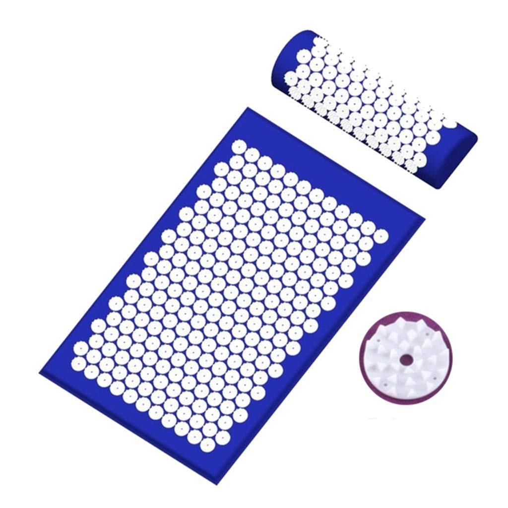 Premium Acupressure Mat for Back Pain Relief & Stress Reduction - Large Bed of Nails Massage Mat with 230 Spiked Flower Tips - Ideal for Yoga, Meditation, and Deep Relaxation at Home or Office