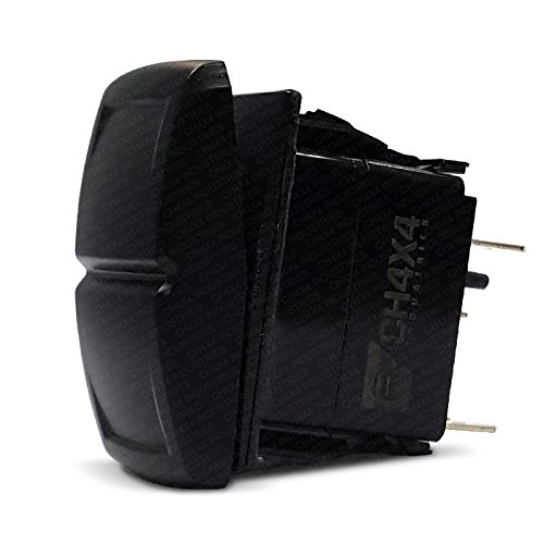 CH4x4 Rocker Switch for Off-Road LED Lights - Blue LED for Jeeps & Trucks