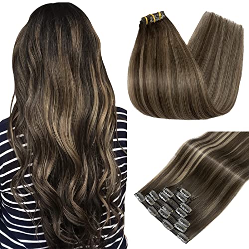 #2T2P6 Dark Brown Mixed Chestnut Brown
