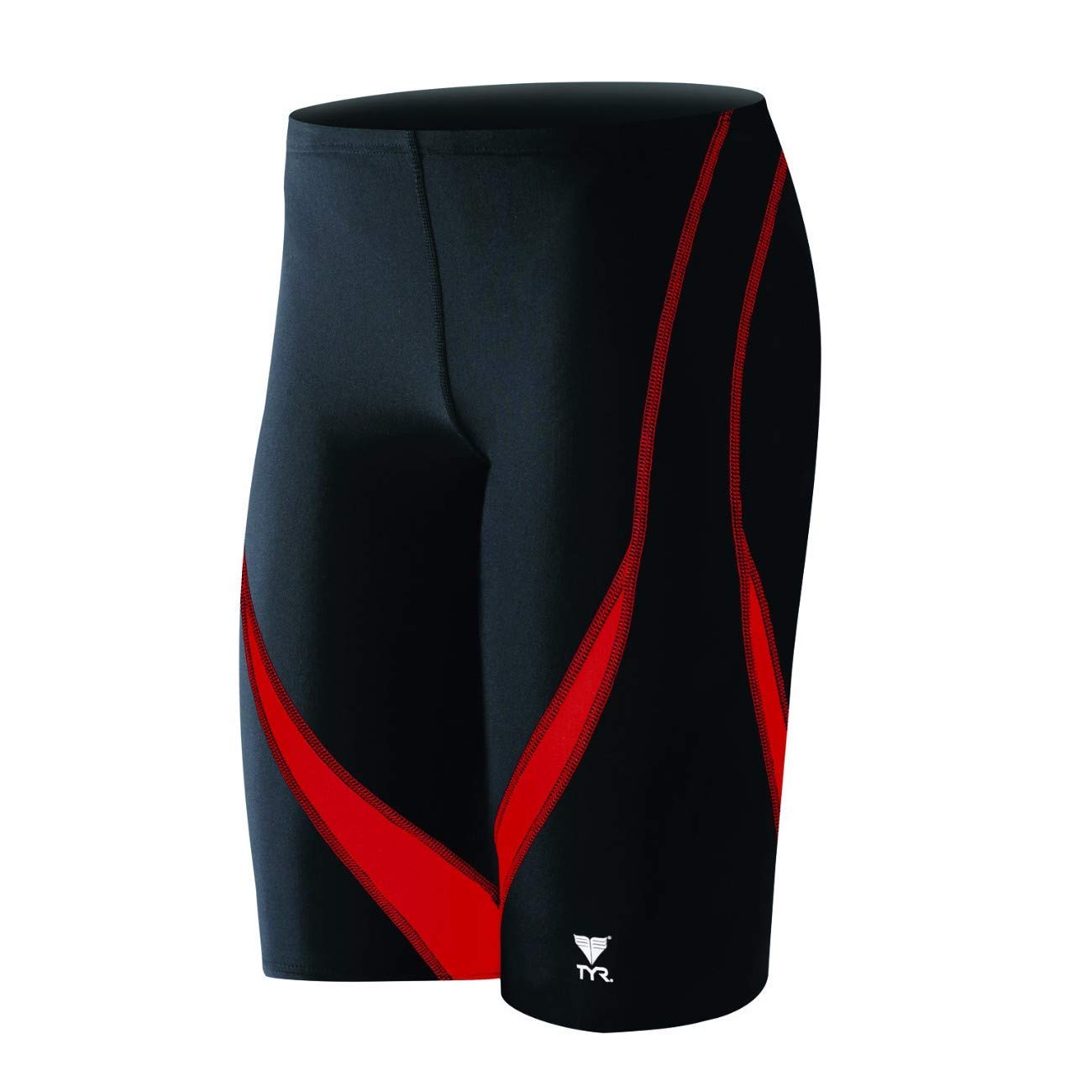 TYR Men’s Alliance Splice Jammer Swimsuit - Competitive Swimwear for Training & Racing - Perfect for Lap Swimming, Water Polo & Triathlons