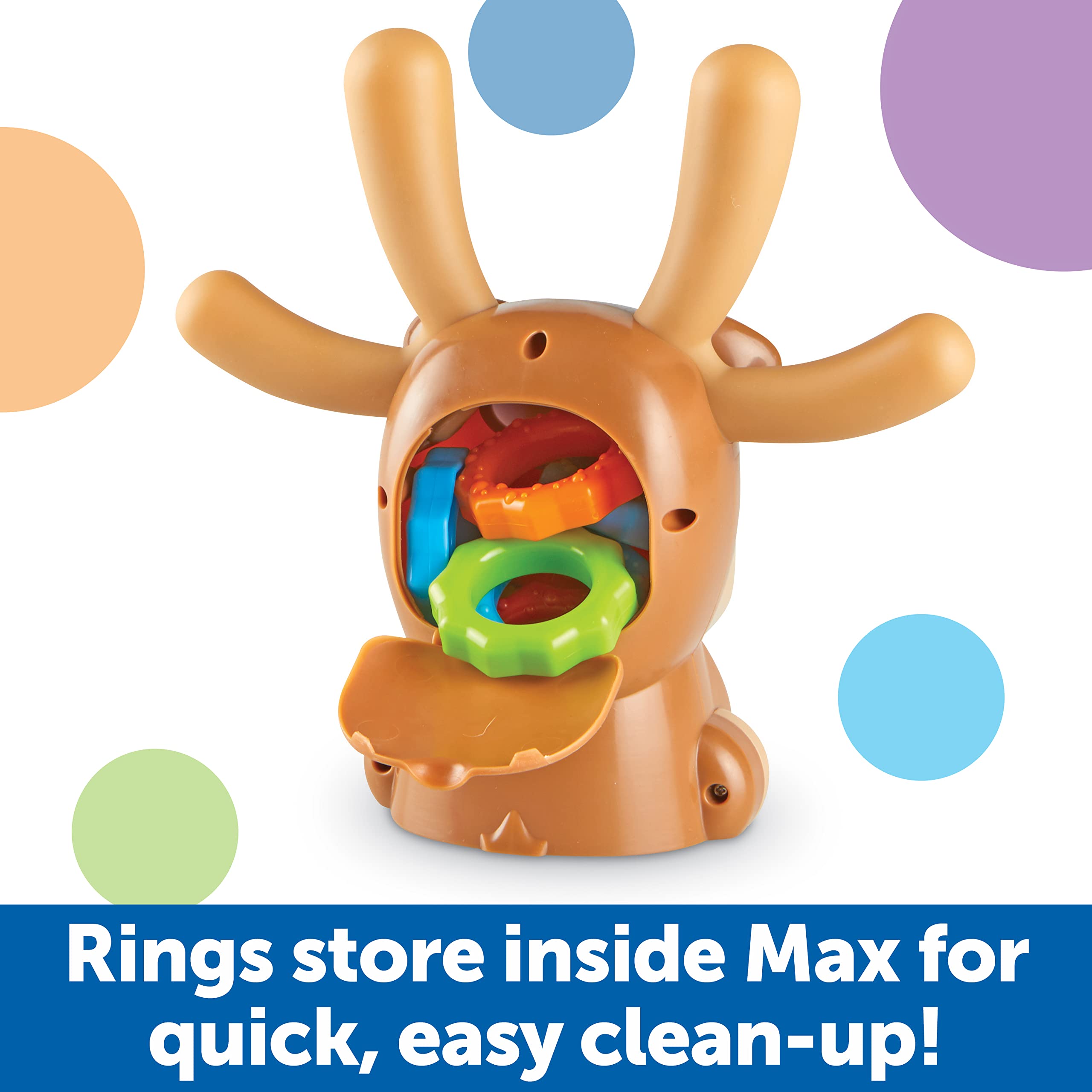 Learning Resources Max the Fine Motor Moose - 13-Piece Toddler Learning Toy for Fine Motor Skills Development, Preschool Educational Toys for Kids Ages 2+ | Perfect for Early Childhood Development & Classroom Activities
