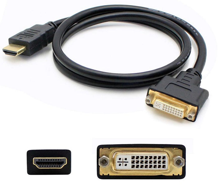 3 Foot HDMI to DVI D Adapter Cable - Gold Plated Connectors, 4K Video Support - Perfect for Home Theater, Gaming & Office Setup