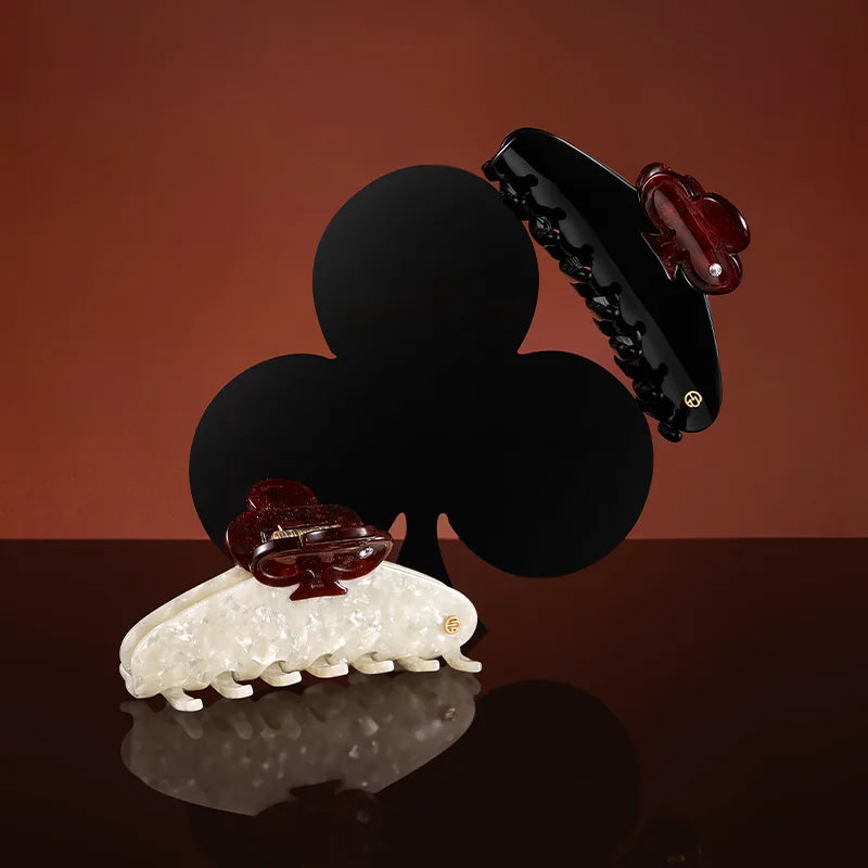 Janisa XL Large Hair Claw Clip - Strong Hold Hair Clips for Thick Hair, Women's Big Hair Claw for Ponytail, Bun & Updo - Perfect for Workout, Office & Everyday Use