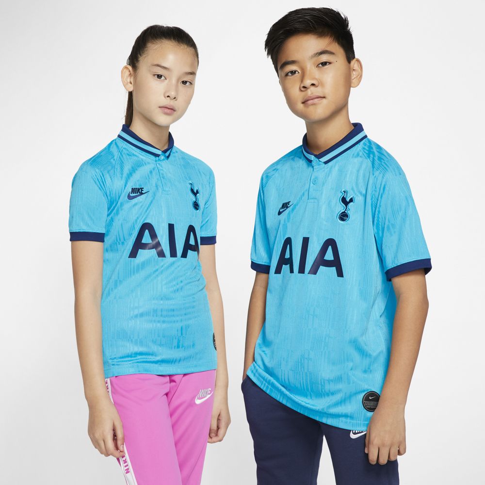 Nike Tottenham Hotspur 2019/20 Stadium Third Big Kids' Soccer Jersey - Authentic Youth Football Shirt for Boys & Girls - Perfect for Matchdays, Training & Fan Support