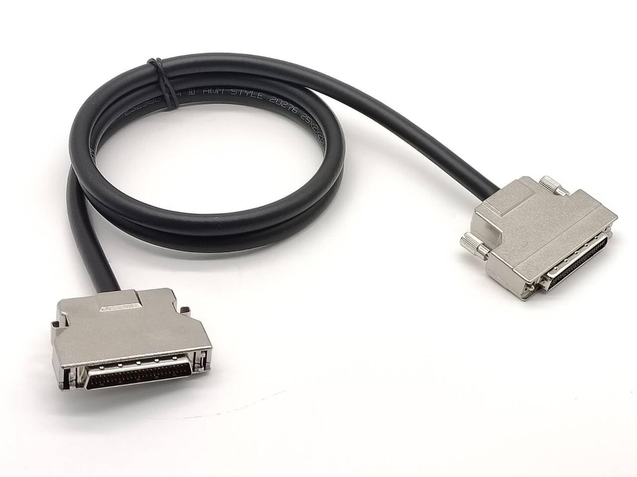 50 Pin SCSI Male to Female HPDB Straight Screw Lock Cable 1M (3.3ft) - High-Speed Data Transfer for Servers, Storage Devices & Legacy Computer Systems