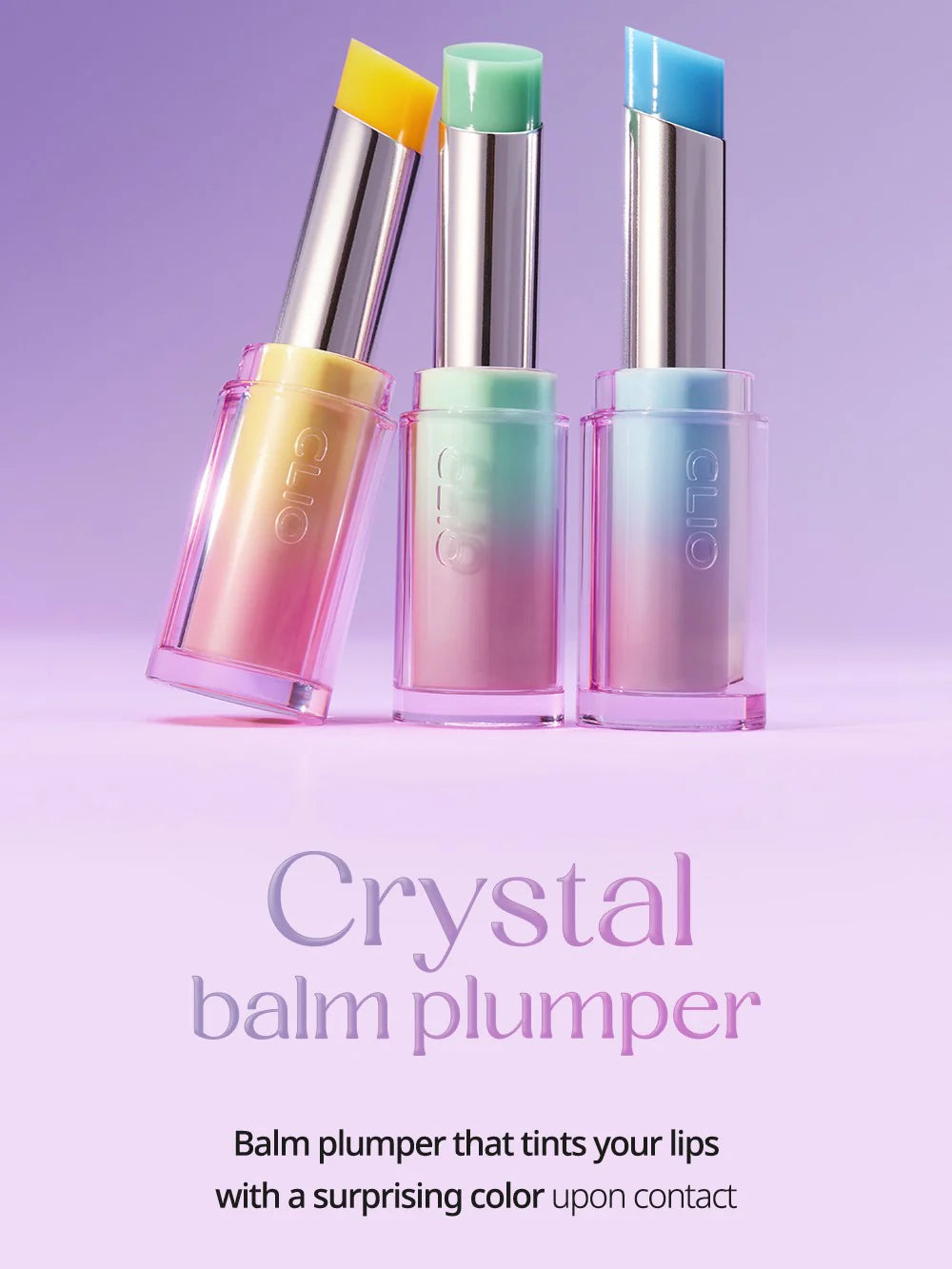 CLIO Crystal Balm Plumper 3.3g - Hydrating Lip Gloss with Plumping Effect, Vegan & Cruelty-Free - Perfect for Daily Moisture & Night Care