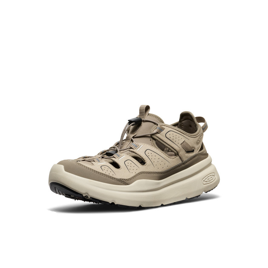 Men's WK450 Comfortable Walking Sandals - Lightweight & Supportive for Outdoor Activities - Taupe/Black Color - Perfect for Hiking, Travel & Casual Wear