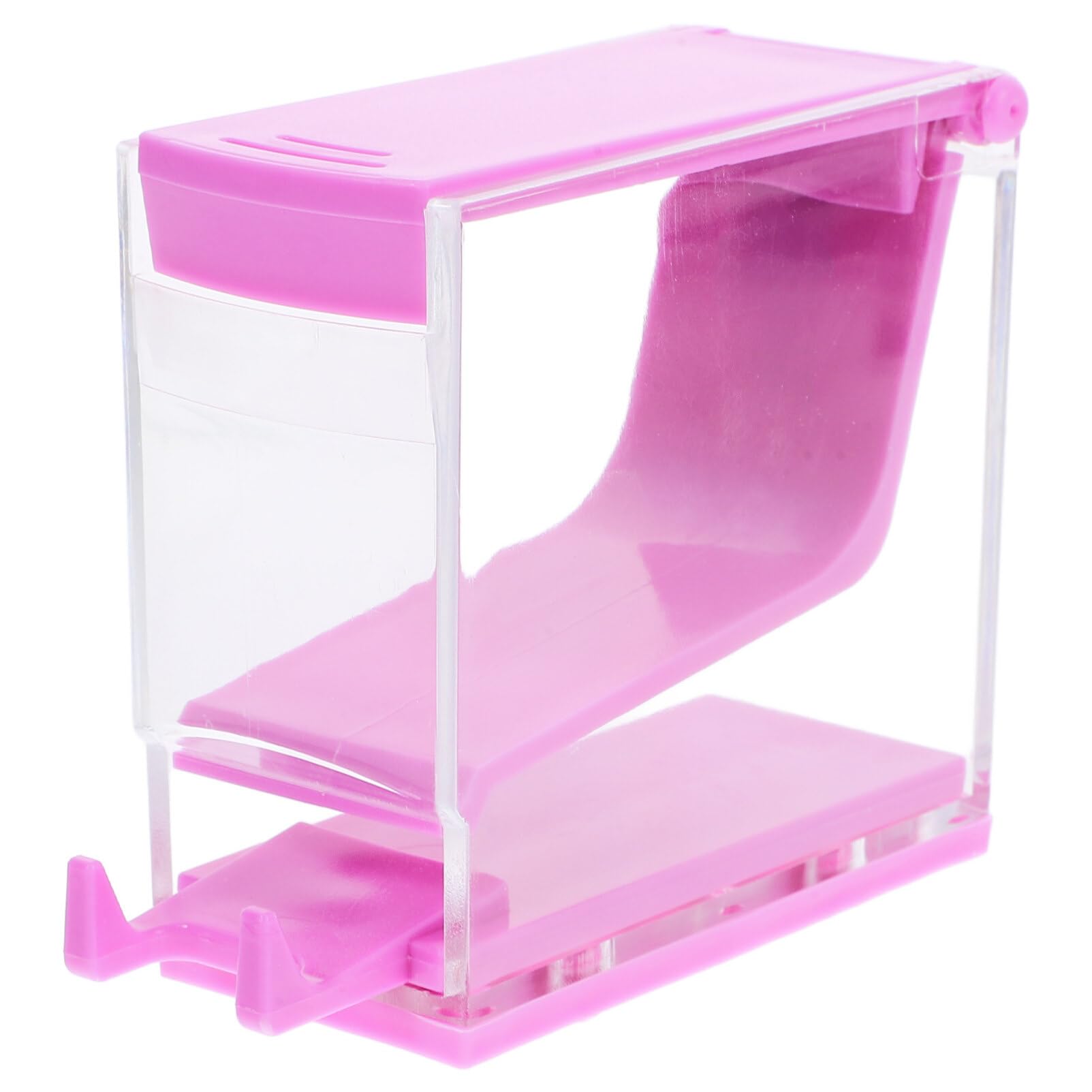 iplusmile Dental Cotton Rolls Dispenser - Press Type Cotton Roll Holder Organizer with Non-Slip Base | Perfect for Dental Clinics, Home Use & Professional Offices (Violet)