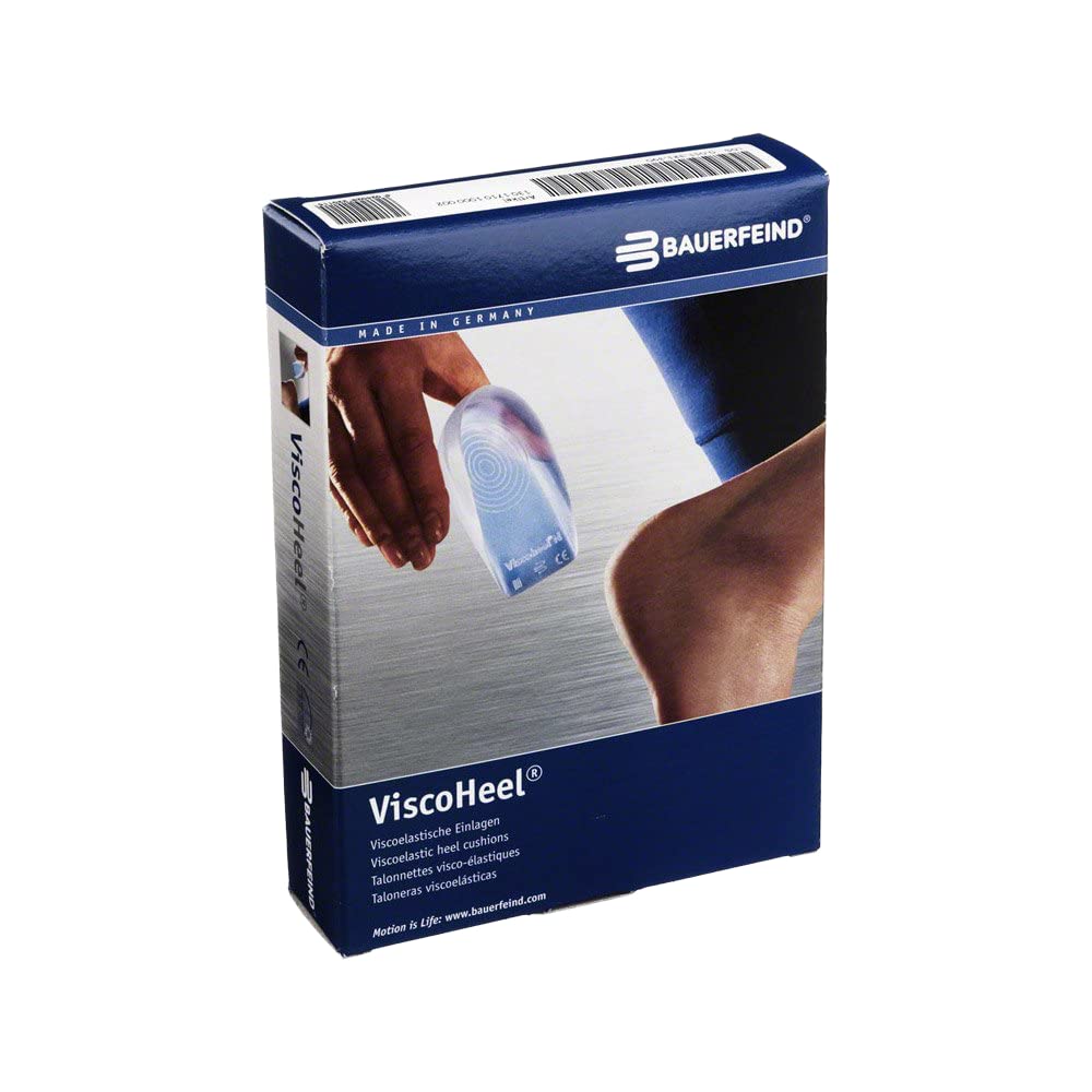 Bauerfeind ViscoHeel K Orthotic Shoe Insoles - Heel Support Pads for Foot Pain Relief & Comfort - Corrects Misalignment - Ideal for Running, Walking & Standing All Day