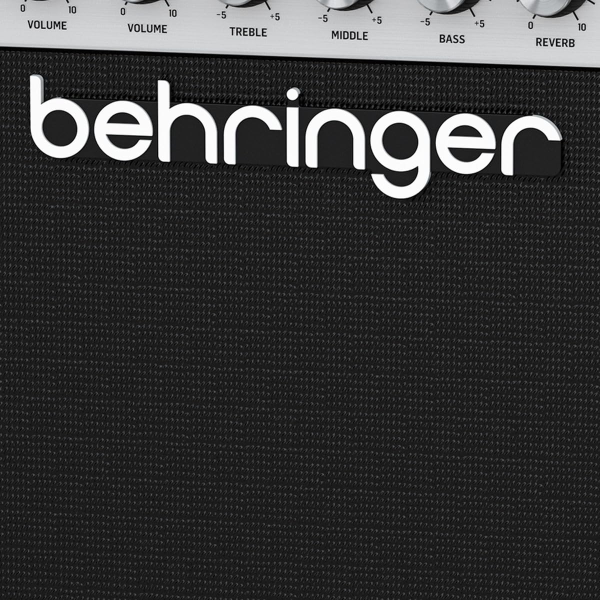 Behringer HA-20R 20 Watt Guitar Amplifier with 2 Independent Channels, VTC Tube Modeling, Reverb & Bugera 8