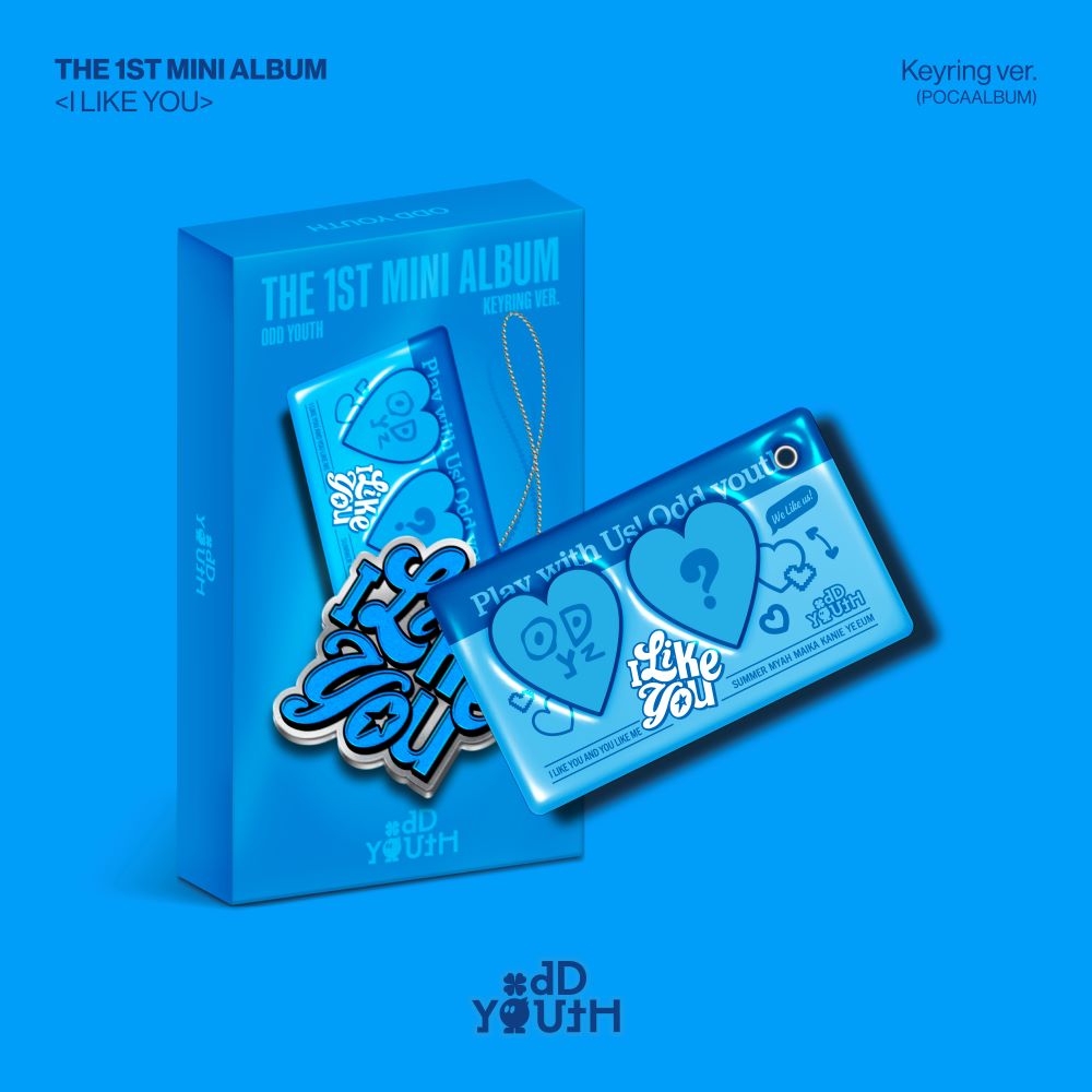 ODD YOUTH 1ST MINI ALBUM 'I LIKE YOU' Keychain - Kpop Merchandise, Fan Collection, Gift for Kpop Lovers - Perfect for Concerts, Fan Meetings & Display