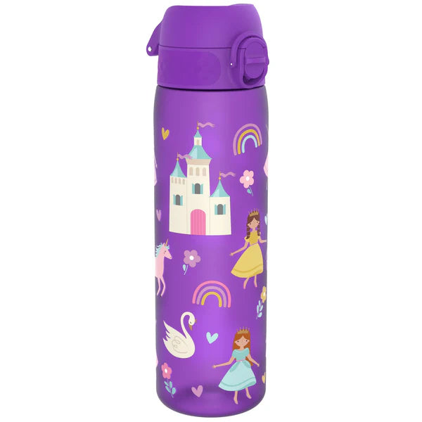 Ion8 Slim Leak Proof Water Bottle 500ml - BPA Free, Lightweight & Portable for Kids, Adults - Perfect for School, Gym, Hiking & Travel