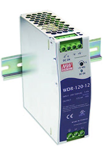 Mean Well WDR-120-48 48V 120W AC/DC Power Supply - LED Lighting, Industrial Equipment, CCTV Security Systems Power Source