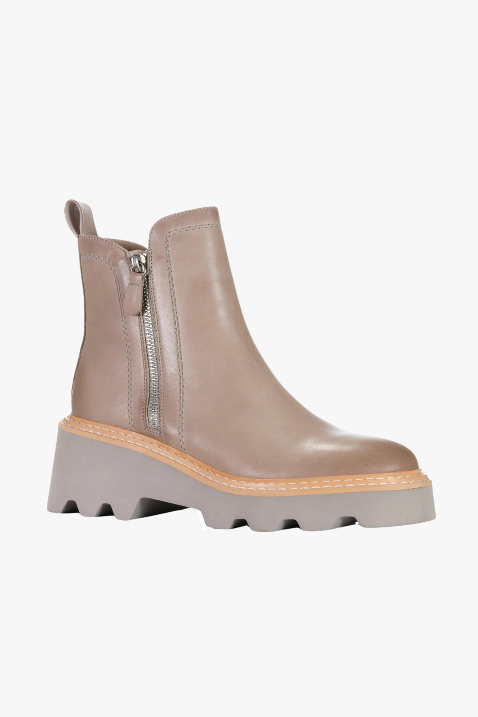 Bae Stone Chunky Zip Ankle Boots for Women - Stylish Winter Shoes with Side Zipper | Perfect for Casual Outfits, Office Wear & Date Nights