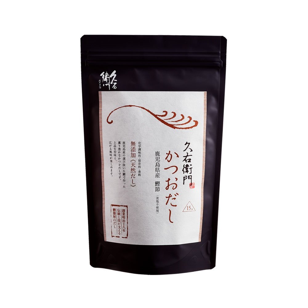 Premium Kyuemon Bonito Dashi Powder - Natural Katsuobushi Dashi Stock - 15 Packets for Authentic Japanese Cooking - Perfect for Soups, Broths & Umami Seasoning