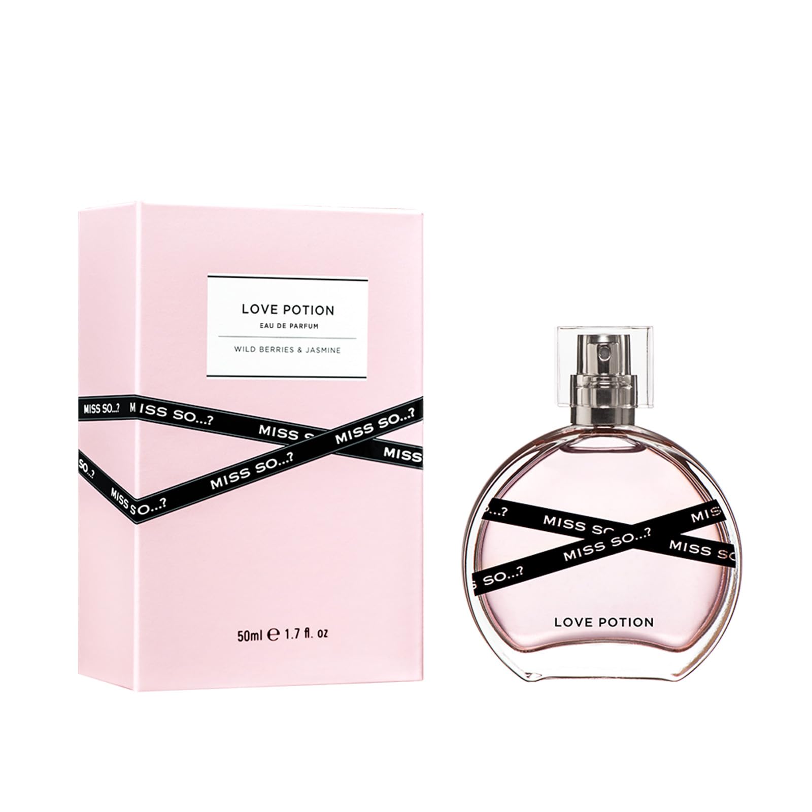 So…? Love Potion Eau de Parfum for Women - 1.7 oz Travel Size Perfume with Apple, Jasmine & Musk Notes - Romantic Date Night & Special Occasion Fragrance Spray