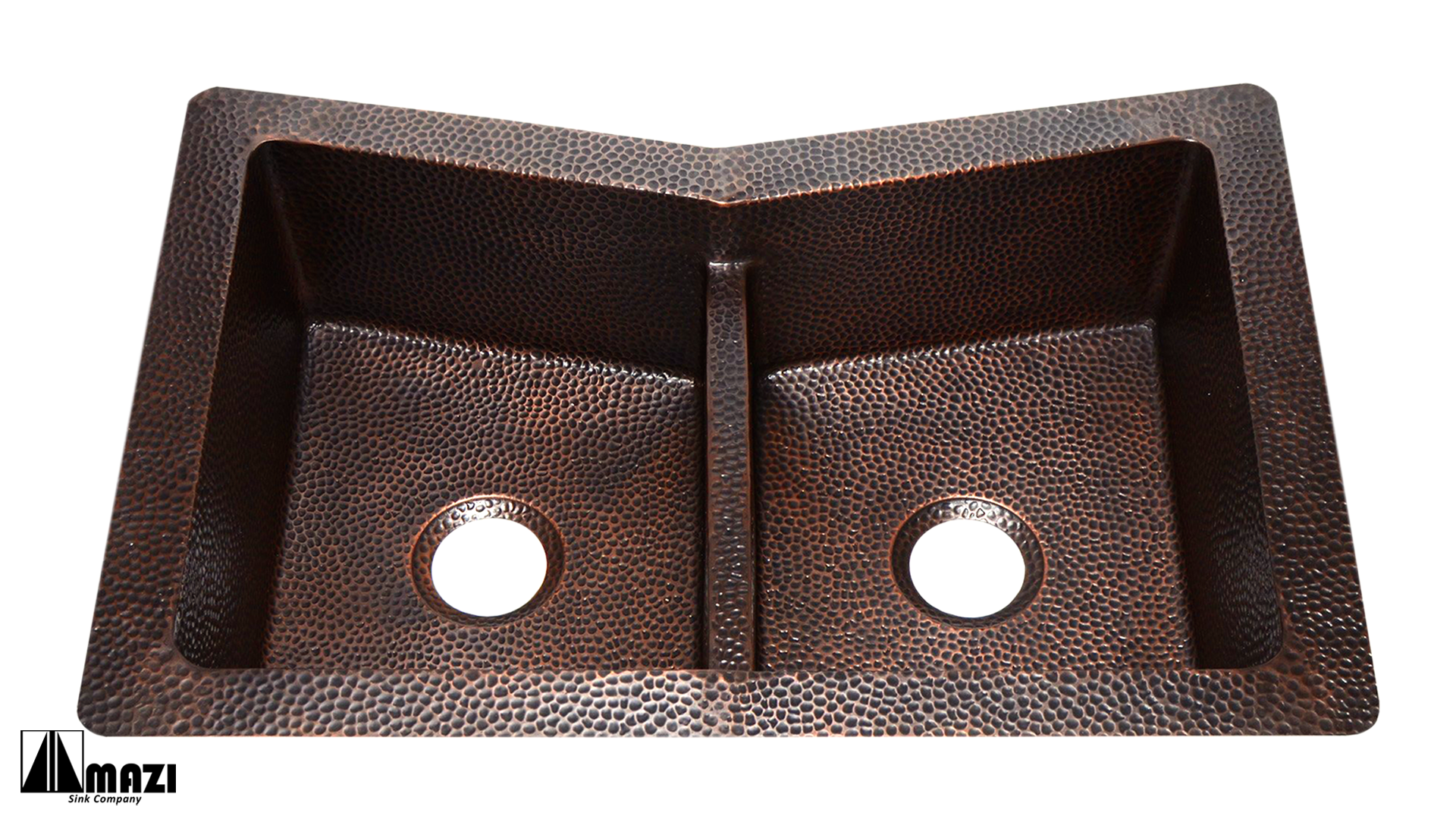 Premium Copper Kitchen Sink CKS1553 - Farmhouse Style Undermount Sink for Modern & Rustic Kitchens | Durable & Antibacterial Copper Sink for Cooking, Washing Dishes & Food Prep
