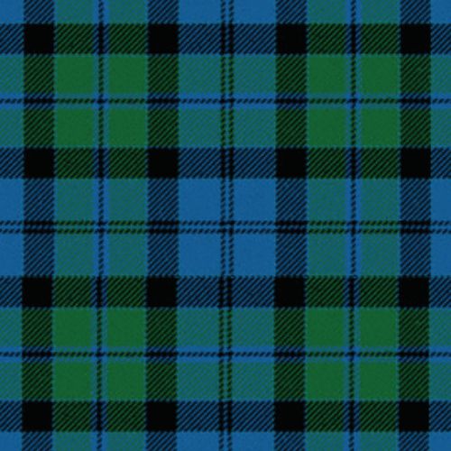 Authentic Hebridean Old District Ancient Tartan Plaid Fabric - Premium Scottish Wool for Kilts, Scarves, and Home Decor