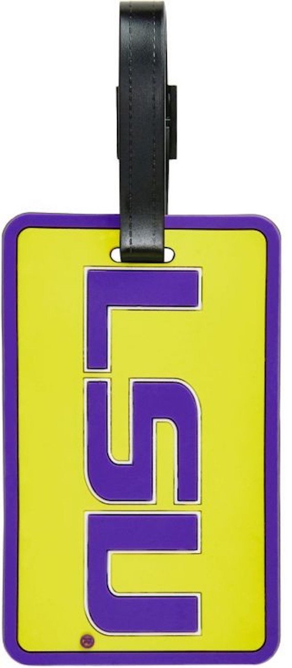 LSU Tigers Soft Luggage Tag - Durable Travel Bag Tag for LSU Fans - Perfect for Suitcases, Backpacks, and Carry-Ons