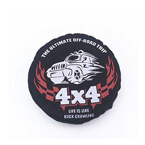 1/10 RC Spare Tire Cover for TRX4 SCX10 D90 KM2 - Off-Road Crawler Accessories