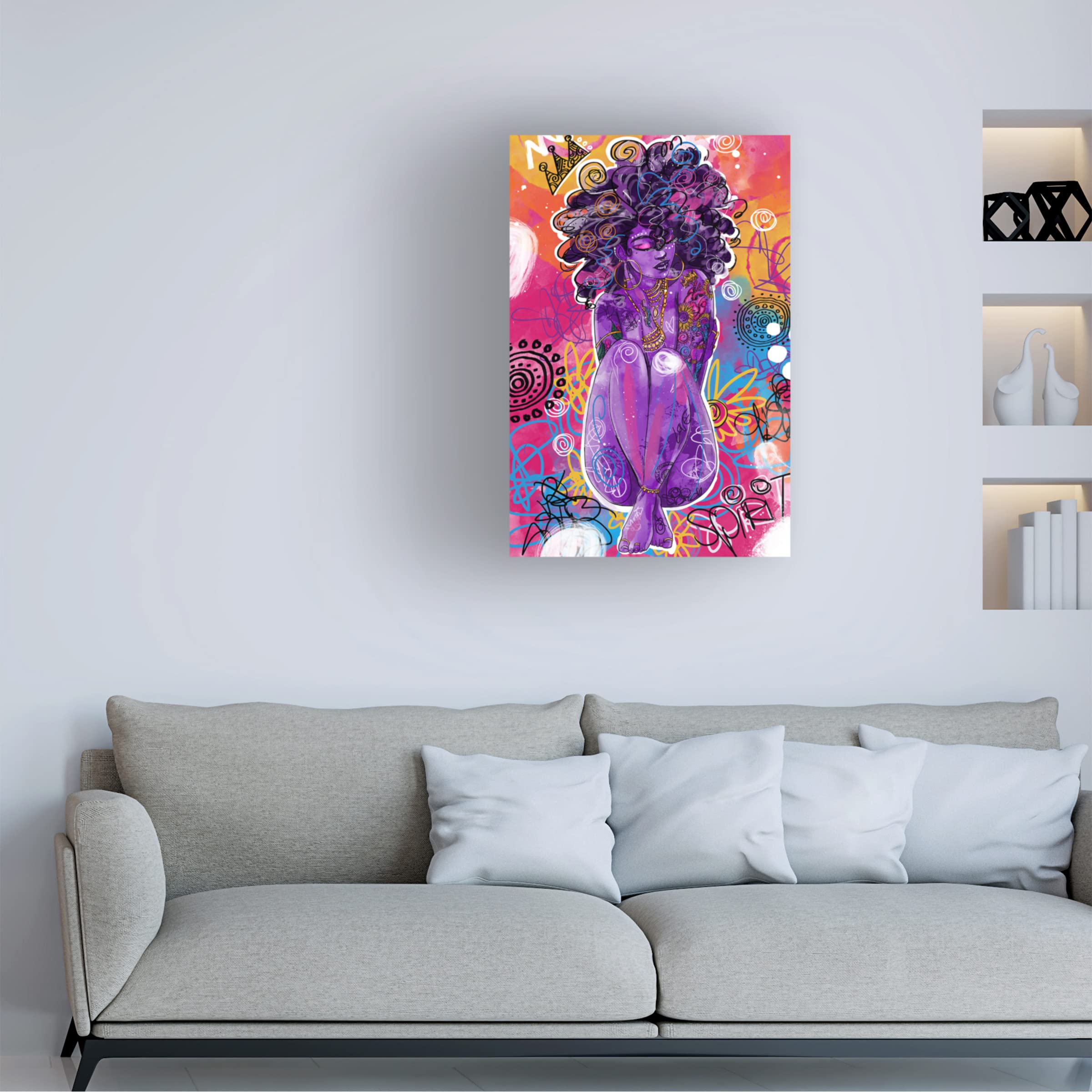 Justin Copeland 'Nomusa' Canvas Art Print - Premium Trademark Fine Art Wall Decor for Living Room, Bedroom & Office