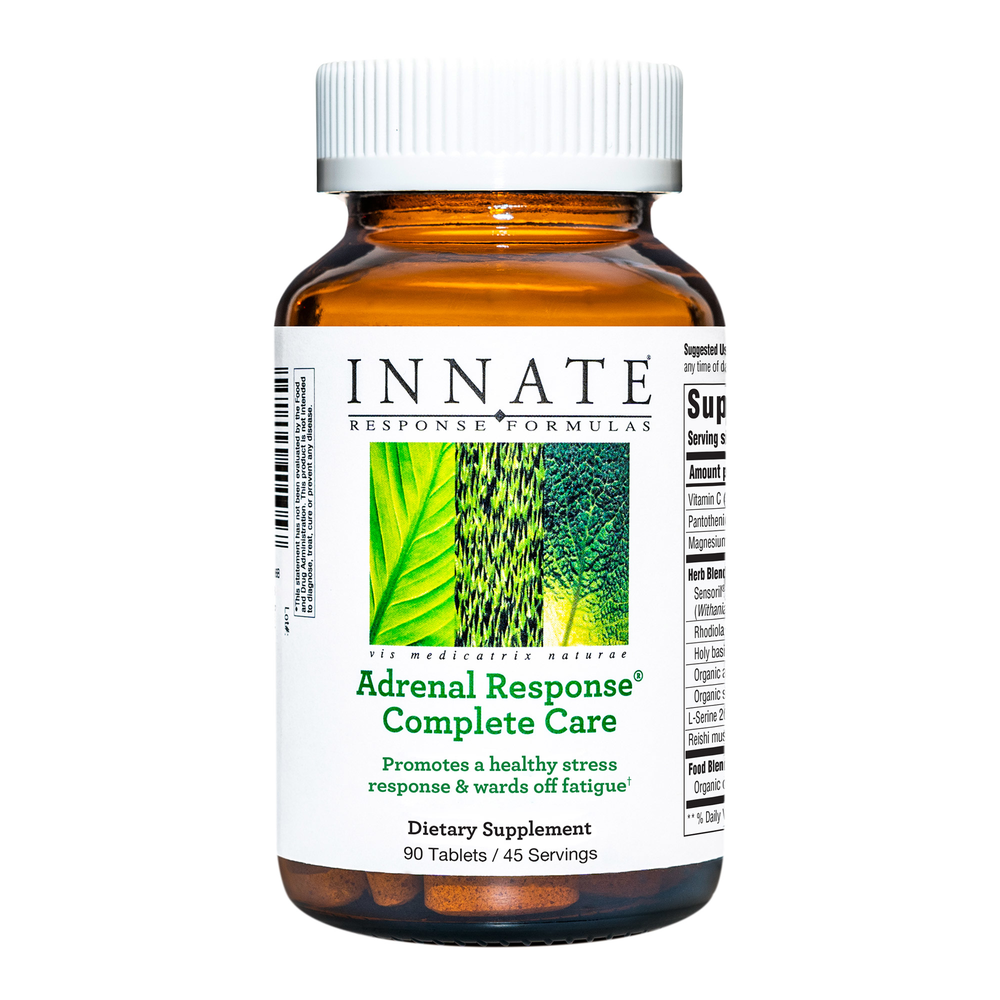 Innate Response Adrenal Response® Complete Care Supplement - Natural Adrenal Support for Stress Relief & Energy Boost - Perfect for Busy Professionals & Students