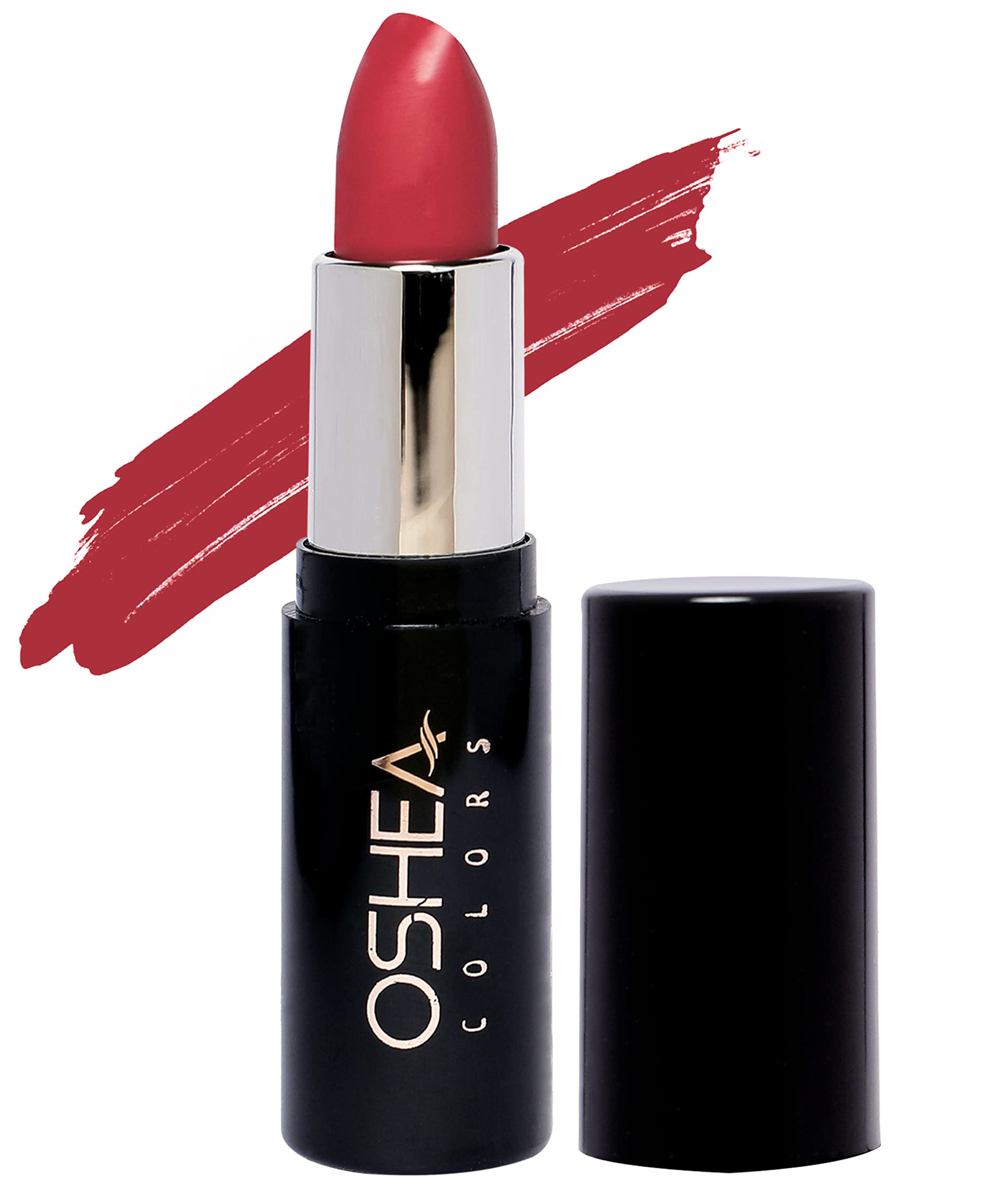 Oshea Colors Creamy Matte Lipstick - Long Lasting, Non-Drying Formula with Castor Oil & Shea Butter | Paraben Free | Perfect for Everyday Wear & Special Occasions (Lady Gaga 09, 4.2g)